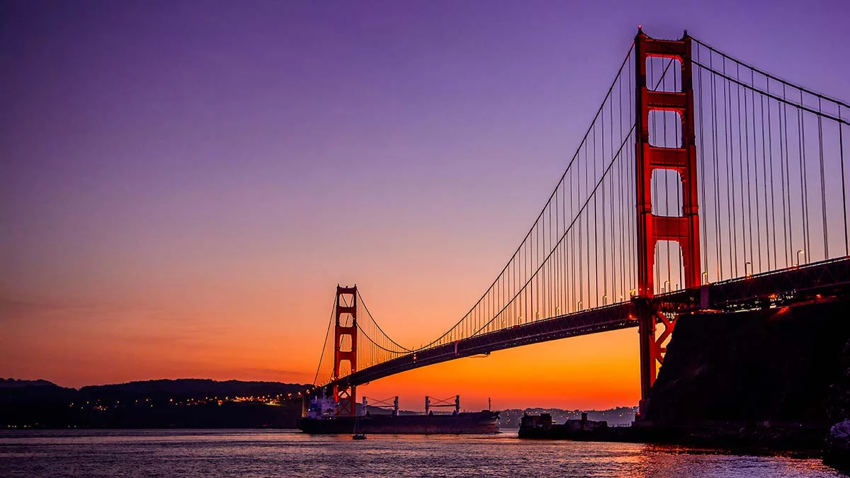 A Golden Gate Bridge de São Francisco 'fala'