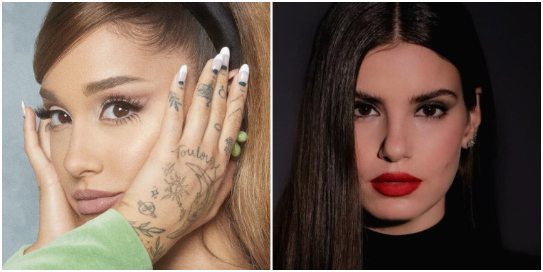 Ariana Grande e Camila Queiroz