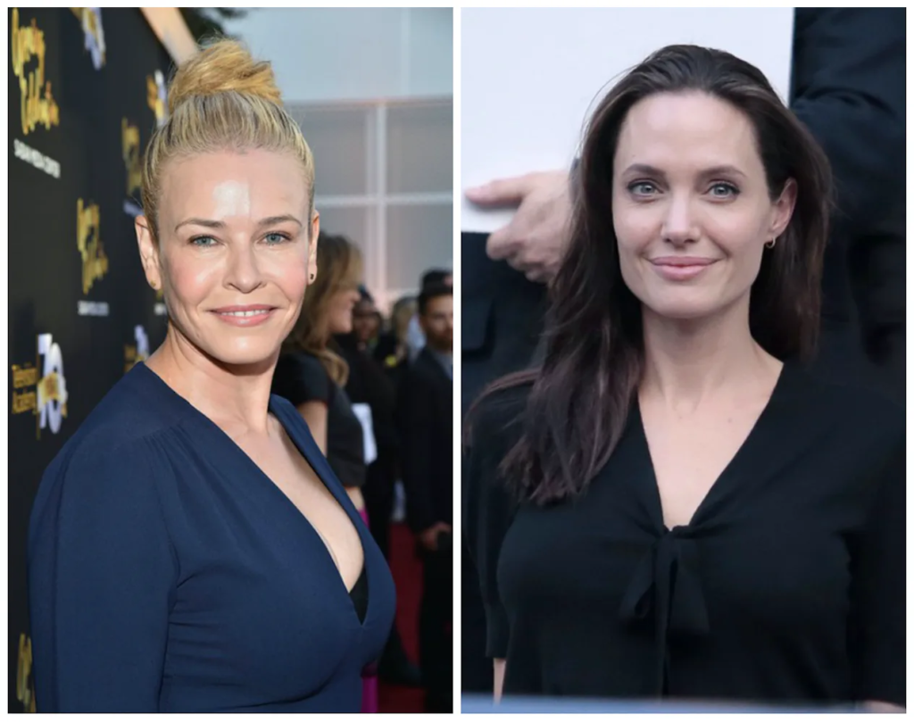 Chelsea Handler e Angelina Jolie