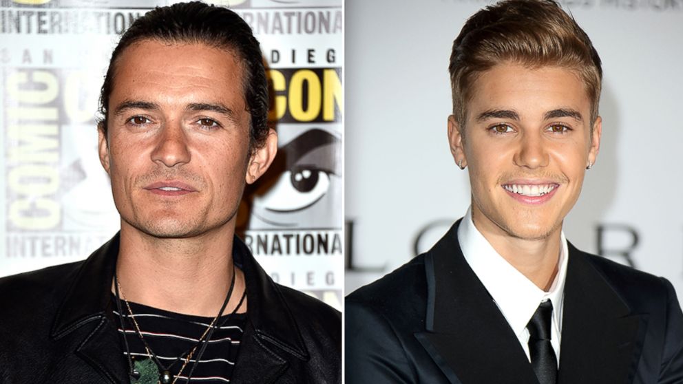 Justin Bieber e Orlando Bloom