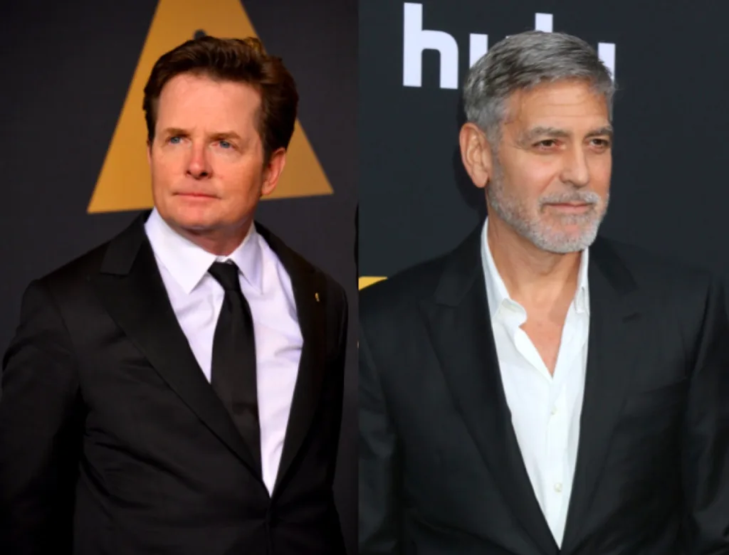 Michael J. Fox e George Clooney