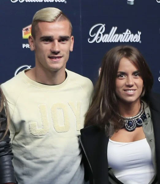 Antoine Griezmann e Erika Choperena