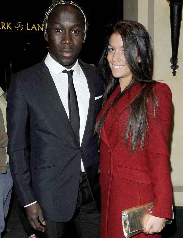 Bacary Sagna e a Ludivine Sagna