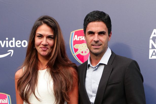 Mikel Arteta e Lorena Bernal