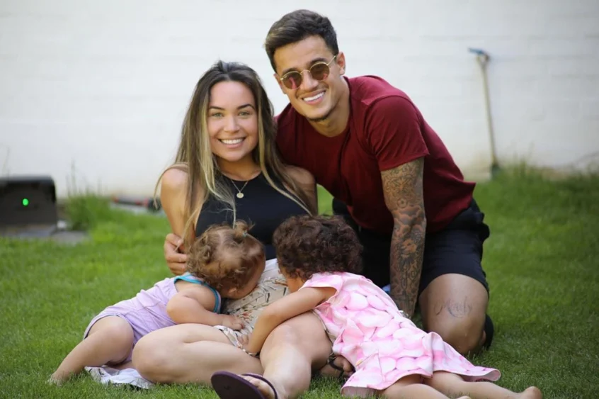 Philippe Coutinho e Ainê Coutinho