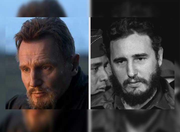 Liam Neeson e Fidel Castro