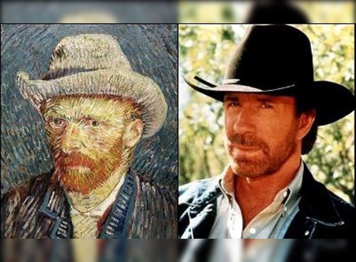 Vincent Van Gogh e Chuck Norris