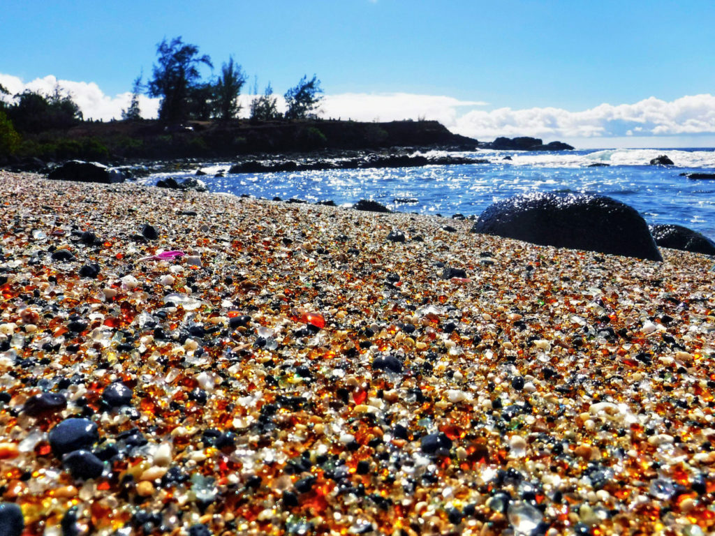 Glass Beach - Kauai, Havaí