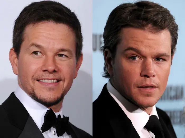 Mark Wahlberg e Matt Damon