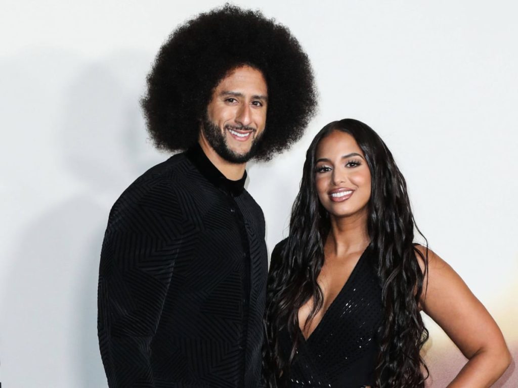 Nessa Diab e Colin Kaepernick