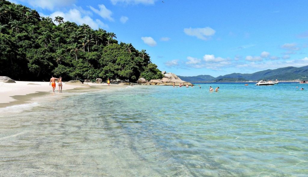 Praia da Ilha do Campeche - Santa Catarina