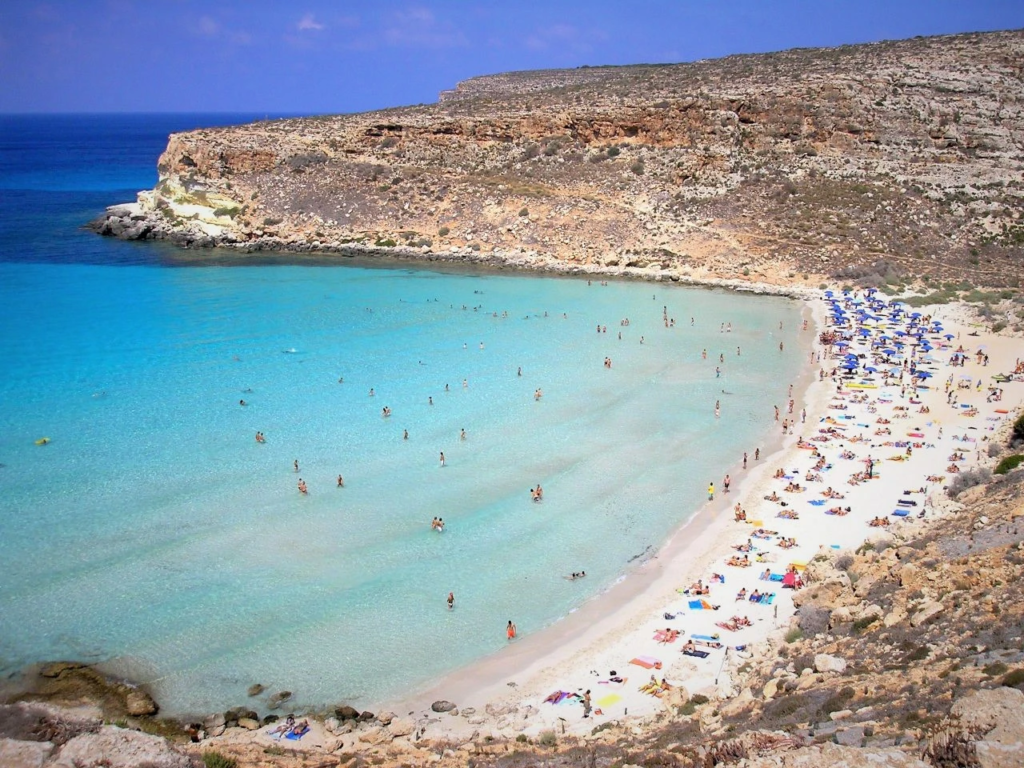 Spiaggia dei Conigli - Lampedusa, Itália