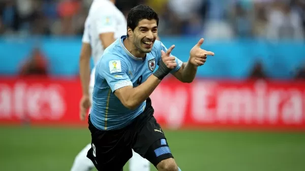 Suárez é apelidado de "El Pistolero"