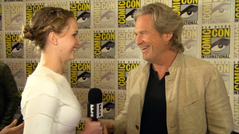 Jennifer Lawrence com Jeff Bridges