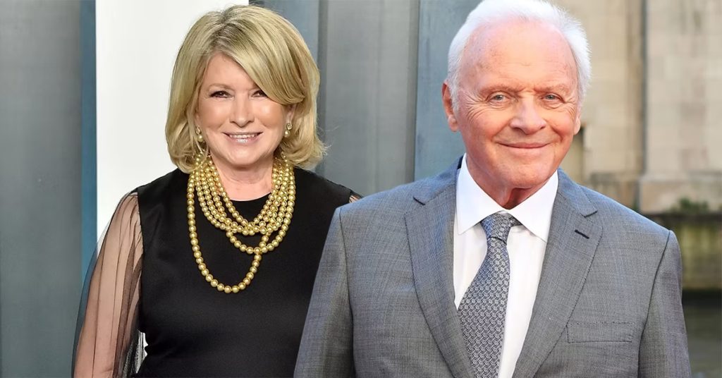 Martha Stewart e Anthony Hopkins